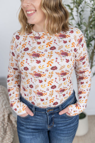 IN STOCK Blair Long Sleeve Top - Autumn Floral FINAL SALE