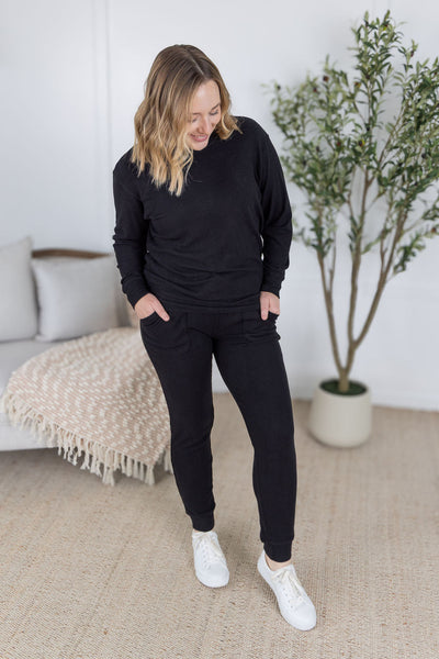 IN STOCK Corrine Joggers - Black