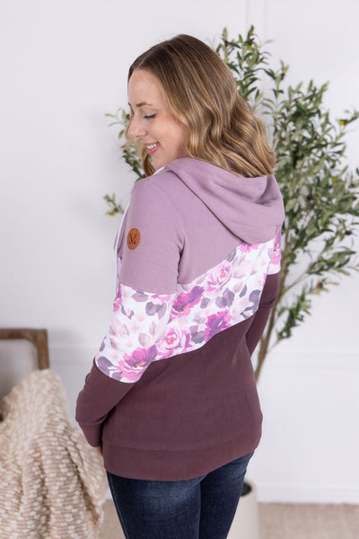 IN STOCK Colorblock Fullzip - Purple, Autumn Blossom, and Plum FINAL SALE