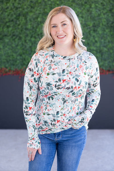 IN STOCK Blair Long Sleeve Top - Winter Berry FINAL SALE