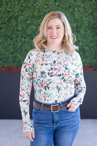 IN STOCK Blair Long Sleeve Top - Winter Berry FINAL SALE