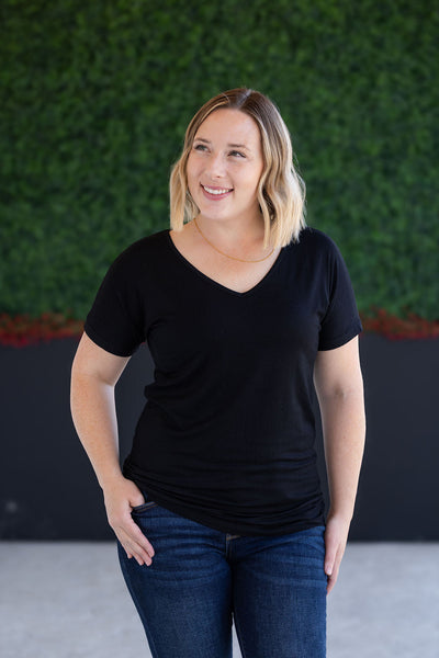 IN STOCK Chloe Cozy Tee - Black