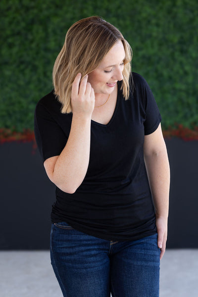 IN STOCK Chloe Cozy Tee - Black