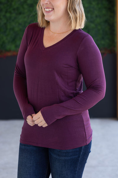 IN STOCK Larissa Long Sleeve - Plum