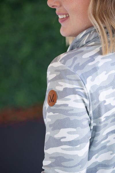 IN STOCK Soft Funnel Neck - Camo