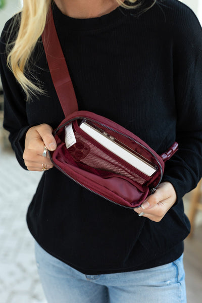 IN STOCK Bum Bag - Wine FINAL SALE