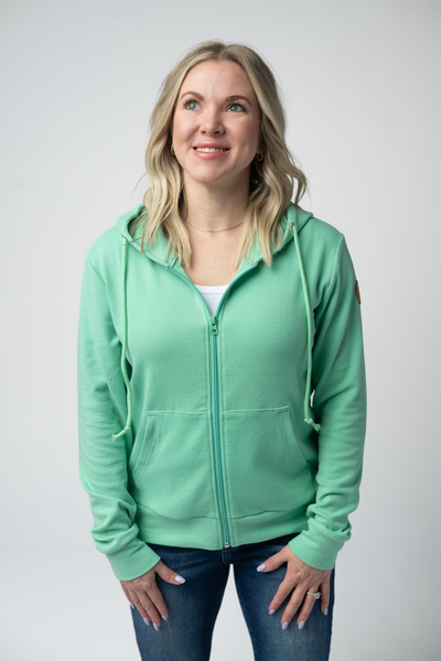 IN STOCK Fullzip Hoodie - Aquamarine