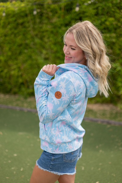 IN STOCK Fullzip Hoodie - Aqua Palm