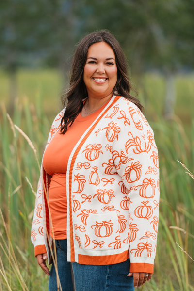 IN STOCK Pumpkins Pocket Cardigan FINAL SALE