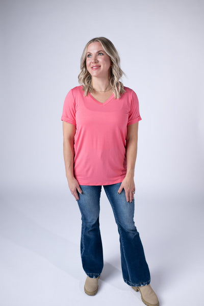 IN STOCK Sophie Top - Sun Kissed Coral