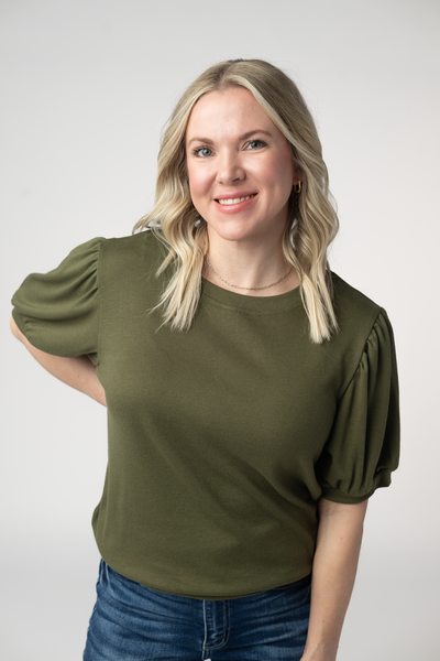 IN STOCK Katie Cozy Top - Olive FINAL SALE