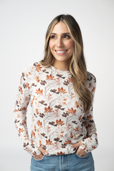 IN STOCK Blair Long Sleeve Top - Fall Foliage