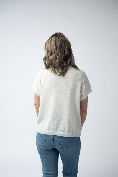 IN STOCK American Flag Open Knit Top FINAL SALE