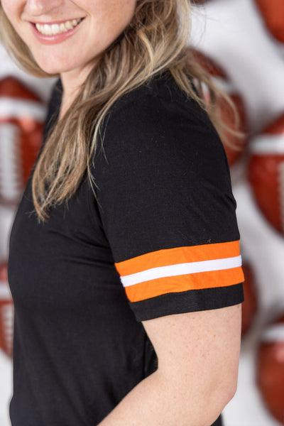 IN STOCK GameDay Tessa Short Sleeve Top - Cincinnati FINAL SALE