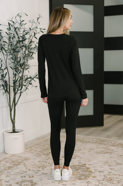 Get Me Cozy Set in Black