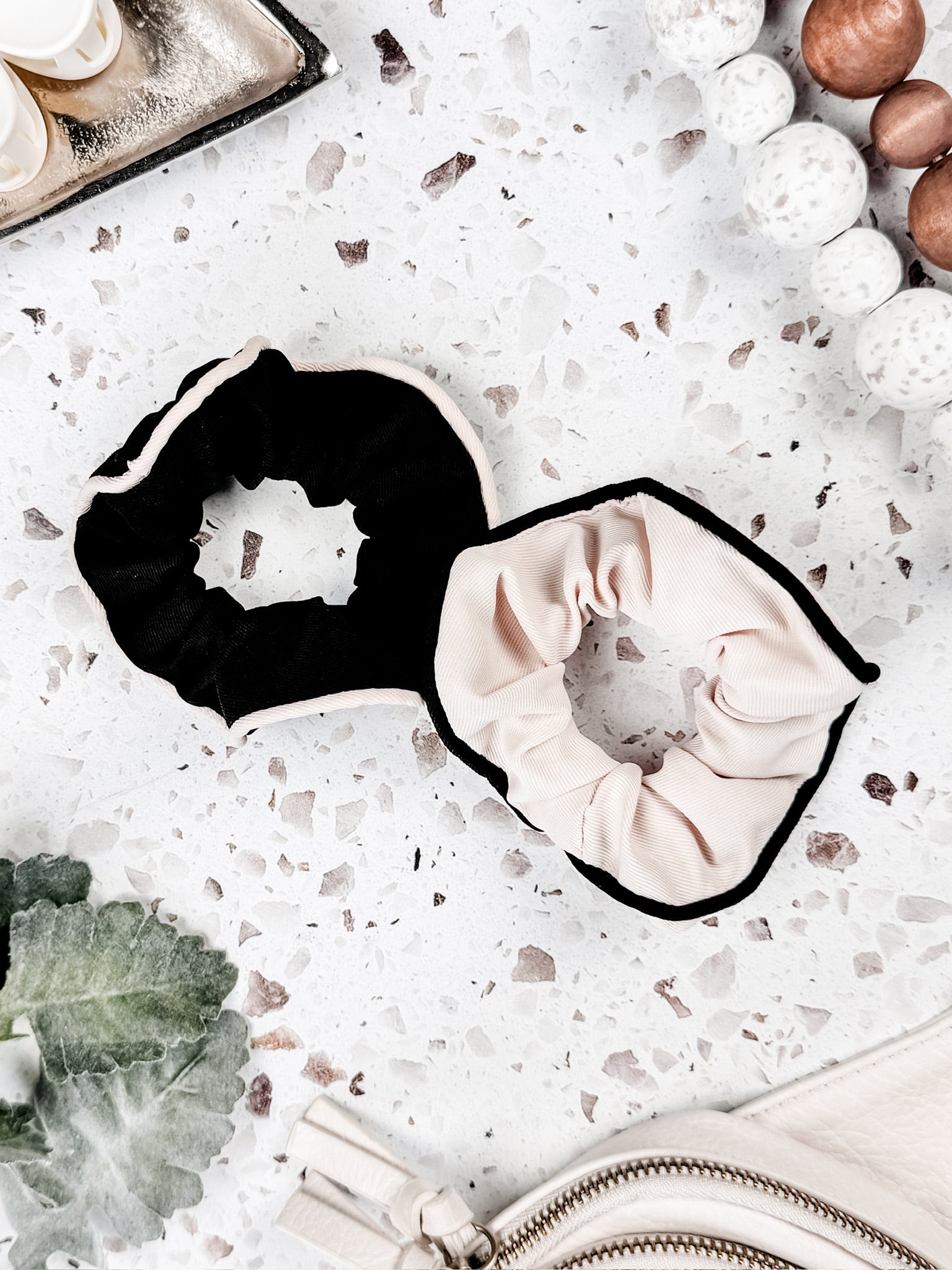 IN STOCK Neutral Duo Scrunchies FINAL SALE