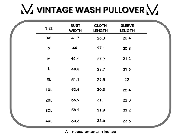 IN STOCK Vintage Wash Pullover - Spring Peach