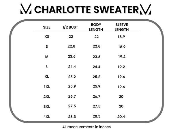 IN STOCK Charlotte Sweater - Orange and Ivory