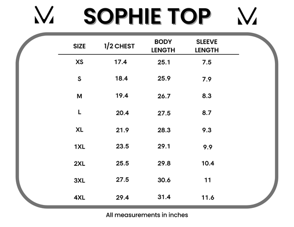 IN STOCK Sophie Top - Olive Meadow